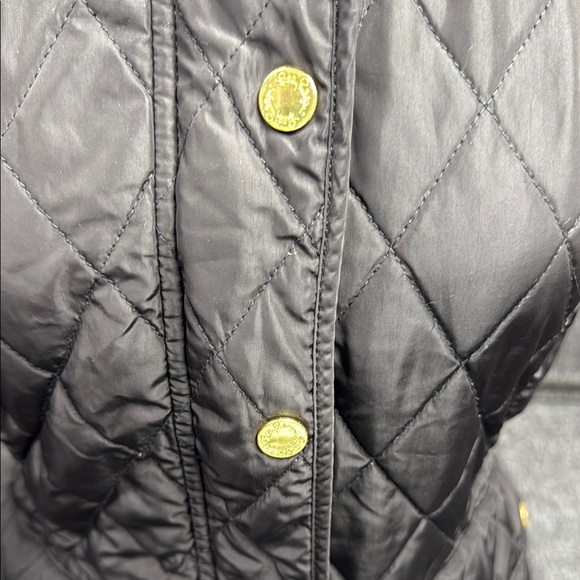 Lilly Pulitzer Quilted Black and Gold Vest - Picture 4 of 7
